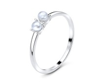 Pearl Silver Rings NSR-2908